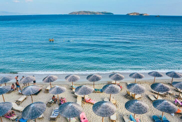 Морской курорт в Греции
