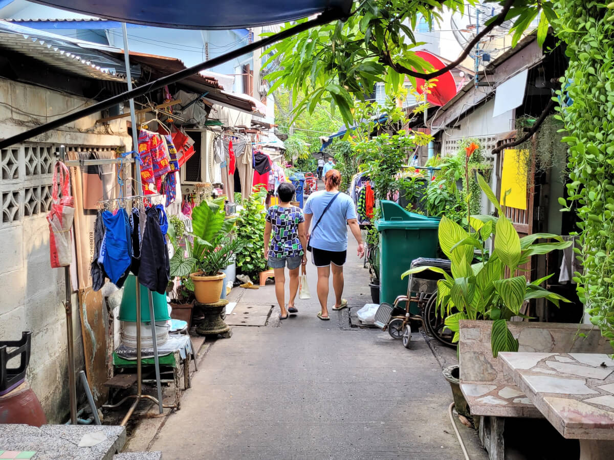 Красивый переулок в Бангкоке